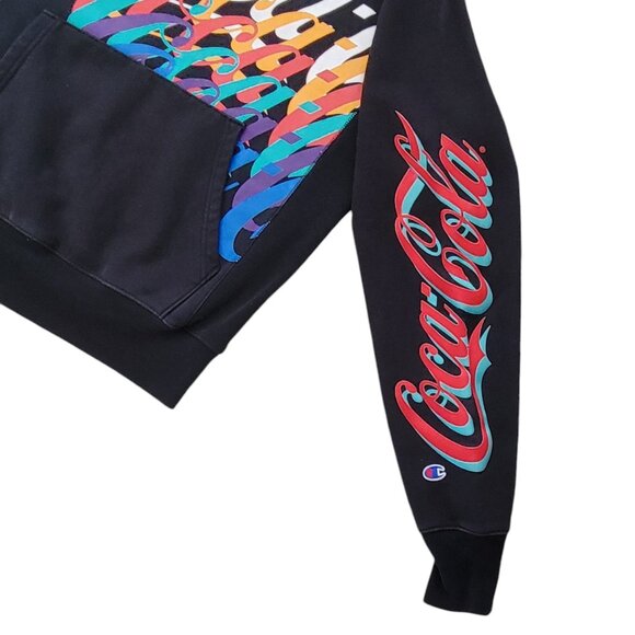 Champion and Coca Cola Collab Reverse Weave Graphic Hoodie NEW Unisex - Picture 7 of 16